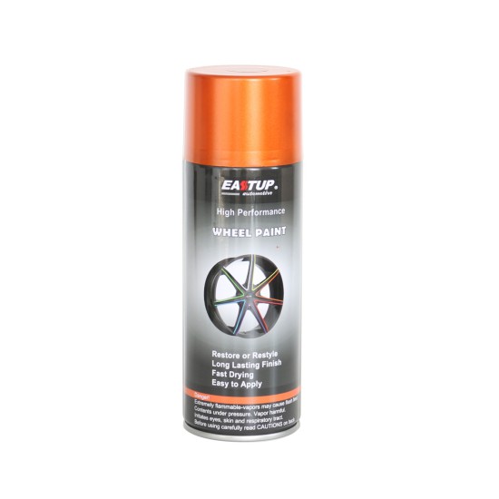 Wheel Paint Gold Color Metallic Spray Paint - Brilliant Finish, High Durability, Fade-resistant, Quick Drying Rim Coating Spray Paint.