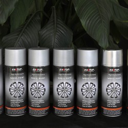 Wheel Paint Silver Color Metallic Spray Paint - Brilliant Finish, High Durability, Fade-resistant, Quick Drying Rim Coating Spray Paint.