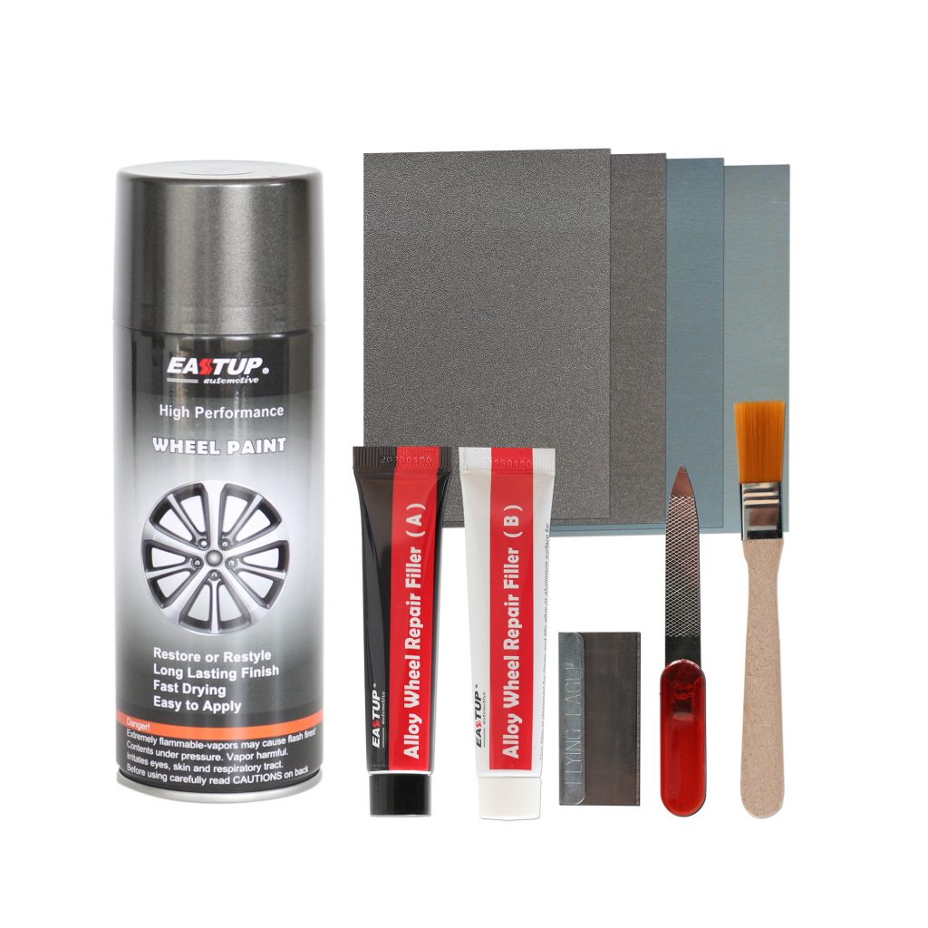 Alloy Wheel Scratches Remove Kit Rim Touch Up Repair Kit